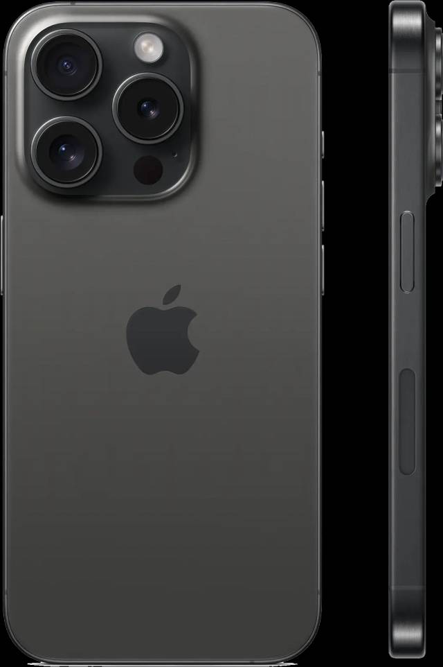 Apple iPhone 15 Pro 256 Гб Титановый чёрный